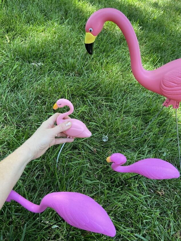 cmo hacer un juego de patio diy flamingo ring toss