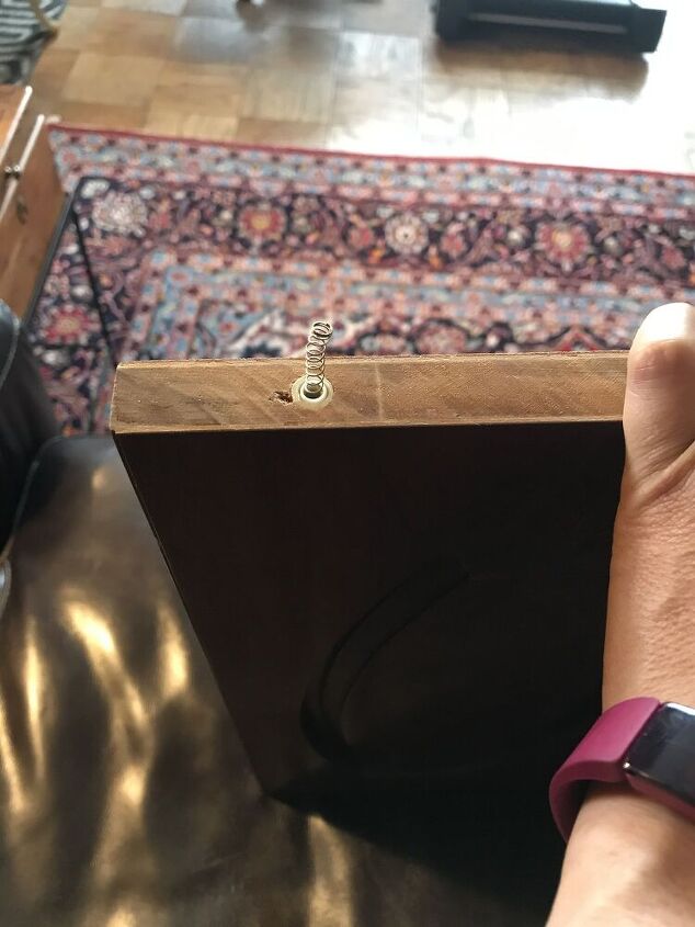 how do i repair sliding door on old dresser