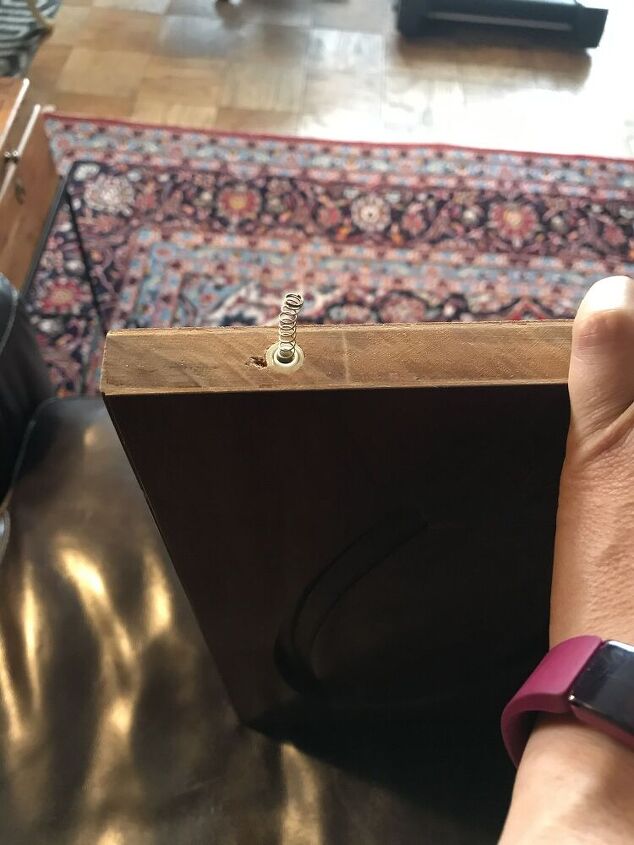 q how do i repair sliding door on old dresser