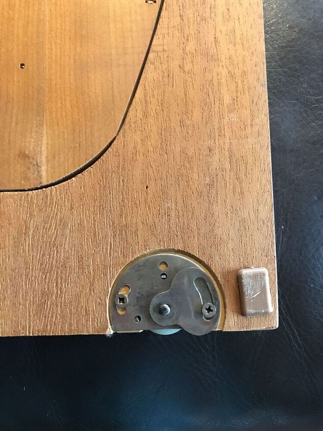 q how do i repair sliding door on old dresser
