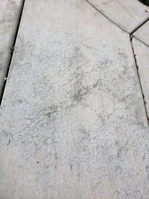 newly poured concrete came out a mess can someone tell me what to do