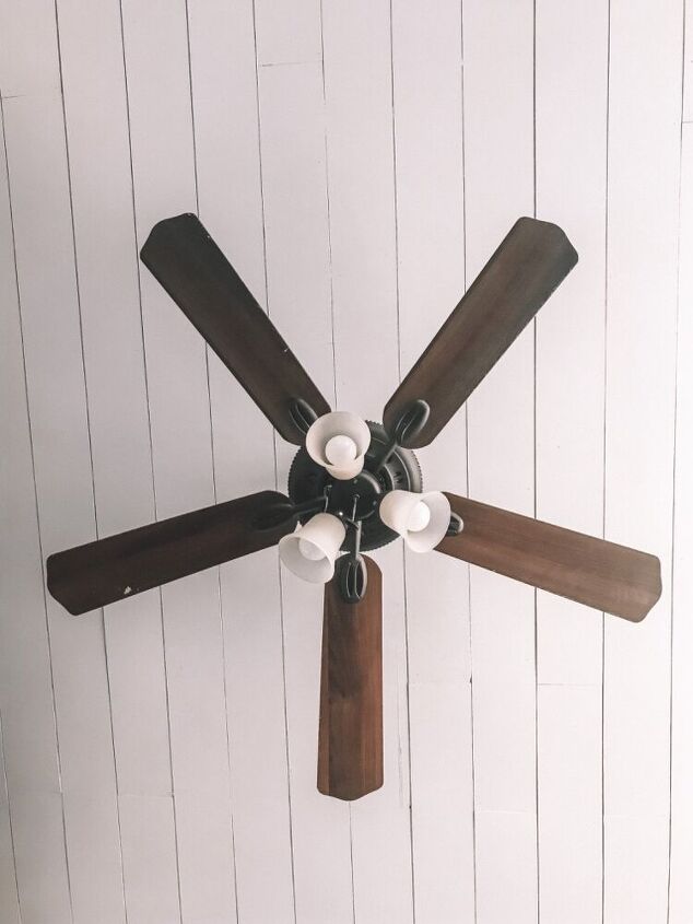 diy ceiling fan update