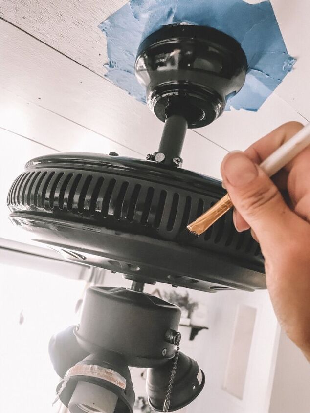 diy ceiling fan update