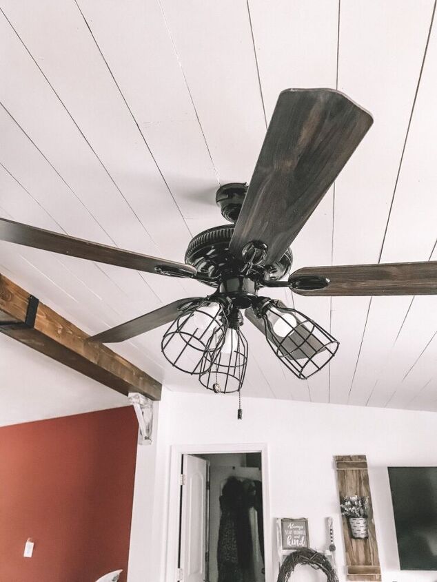 diy ceiling fan update