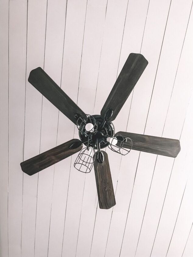 diy ceiling fan update