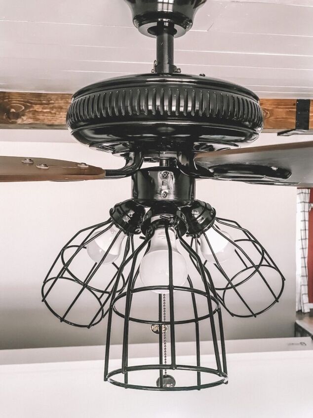 diy ceiling fan update