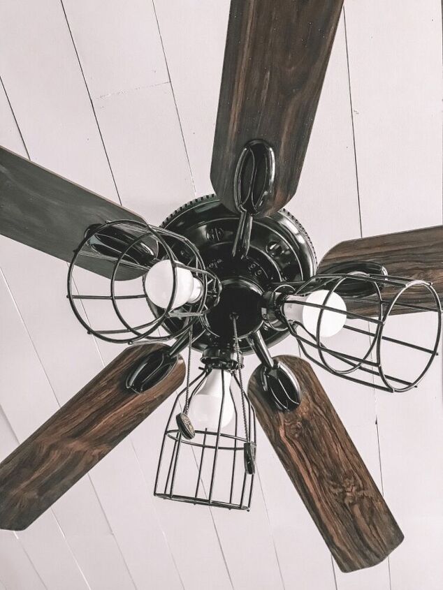 diy ceiling fan update
