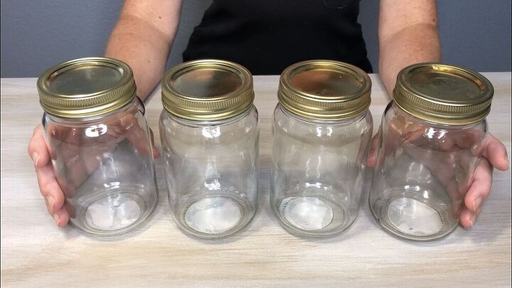 como hacer vasos de fruta de mason jar