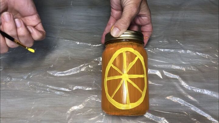 how to make mason jar fruit glasses