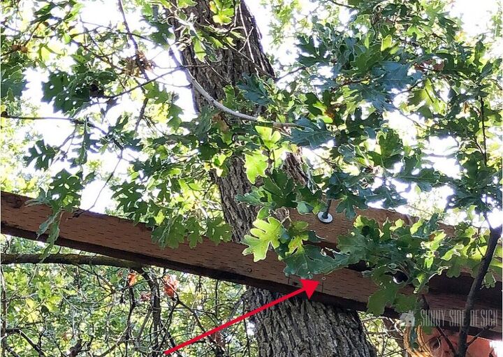 how to hang a tree swing without a branch
