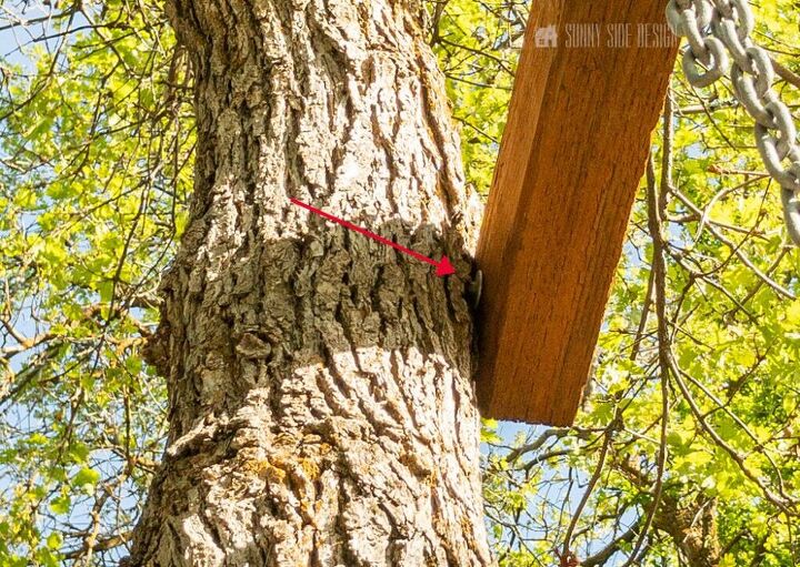 how to hang a tree swing without a branch