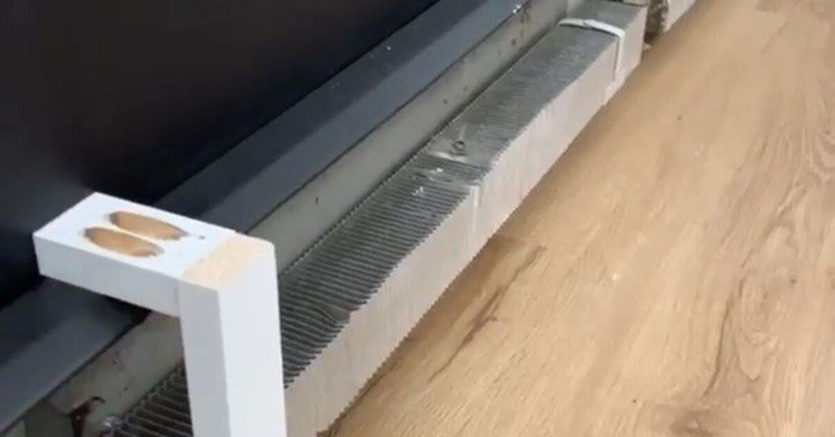 Modern Baseboard Heater Cover | Hometalk