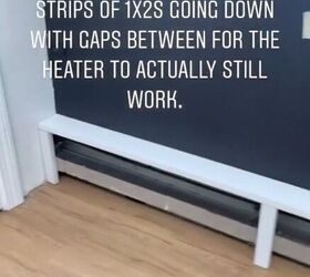 modern baseboard heater cover