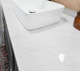 faux marble counter top using plywood