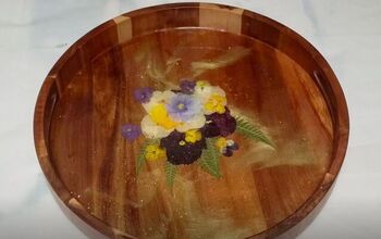 Decorate a DIY Resin Tray With Pressed Flowers for Custom Home Decor