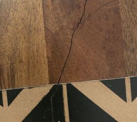 how to mend a small crack in my mango wood coffee table
