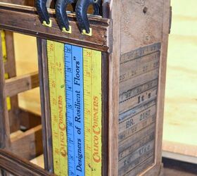old sewing machine drawer frame makeover