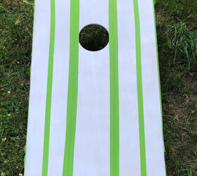 how to paint corn hole boards diy