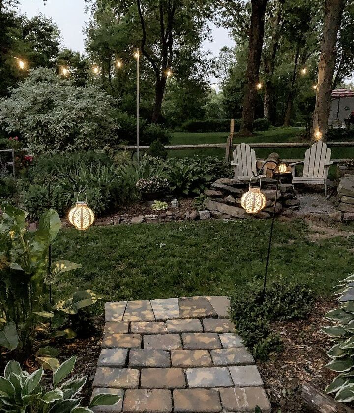 how to add solar string lights to the yard
