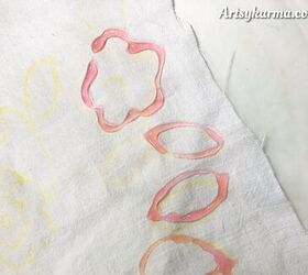how to make batik style prayer flags using glue