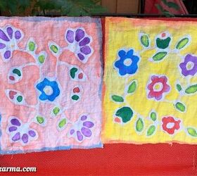 cmo hacer banderas de oracin estilo batik usando pegamento