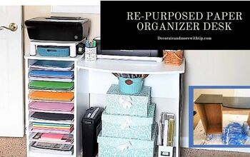 Re-purpose Paper Organizer Desk
