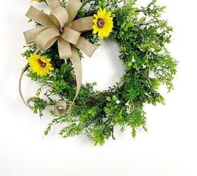 How to Make a Sunflower Wreath DIY Hometalk