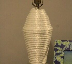 how to cover a lamp with rope