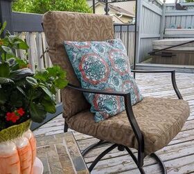 salvaged patio chairs
