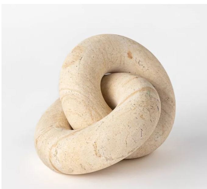 salt dough knots, Limestone Knot Figurine from Target inspo
