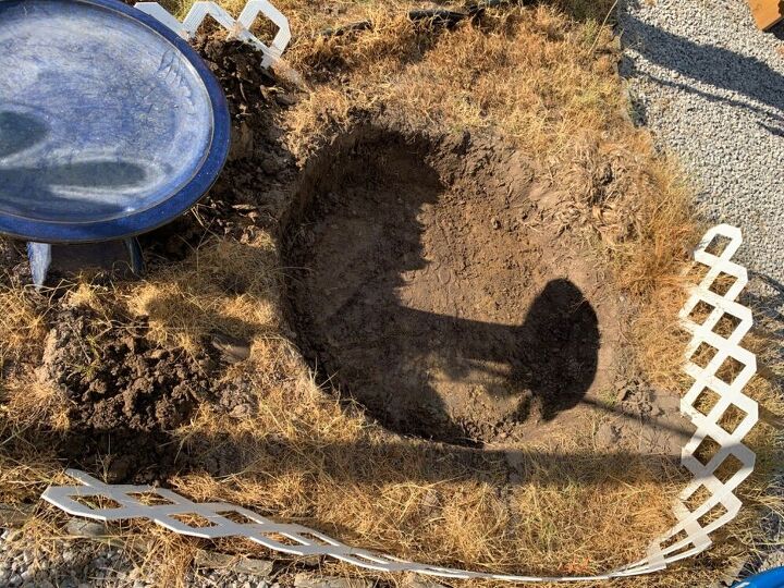water fountain from wine bottles