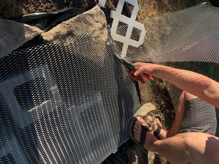 water fountain from wine bottles
