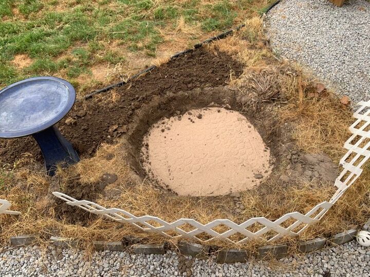 water fountain from wine bottles