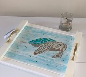 sea turtle serving tray, TaDa