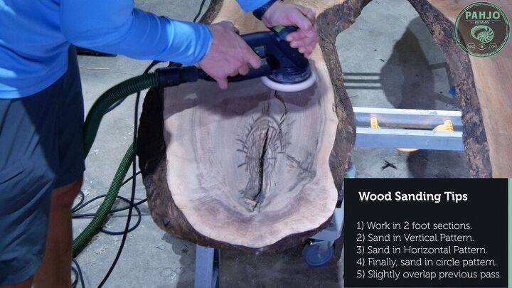 best wood sanding technique