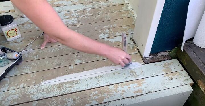 front porch makeover, Paint
