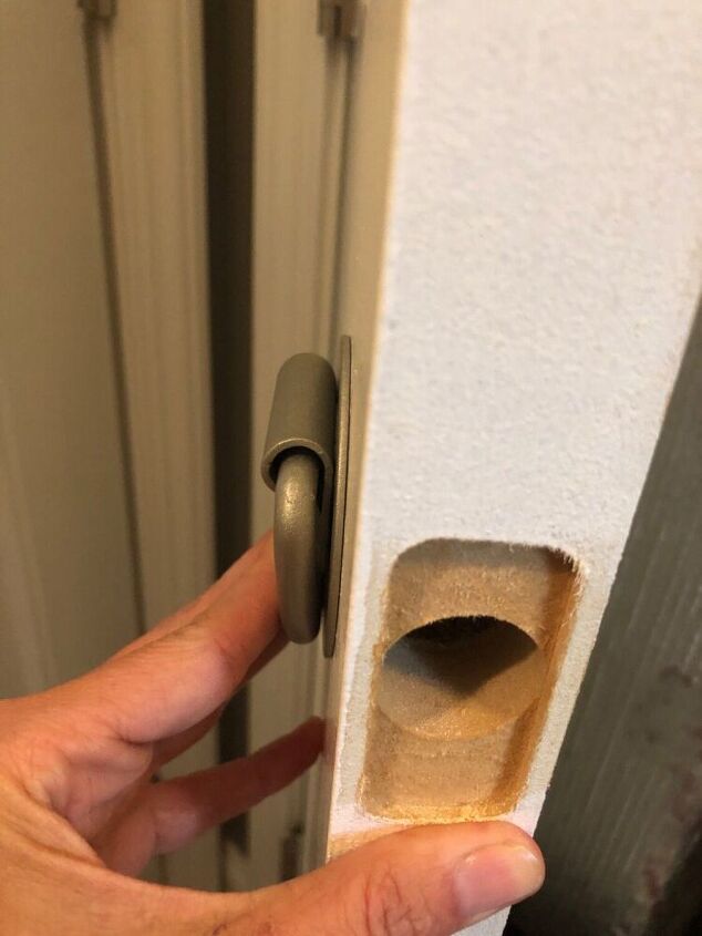 diy low profile doorknob