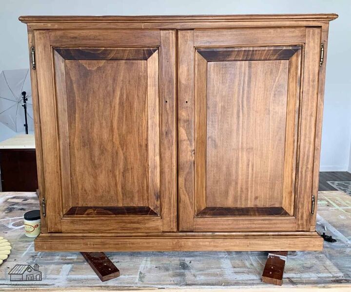 repurposed kitchen cabinet