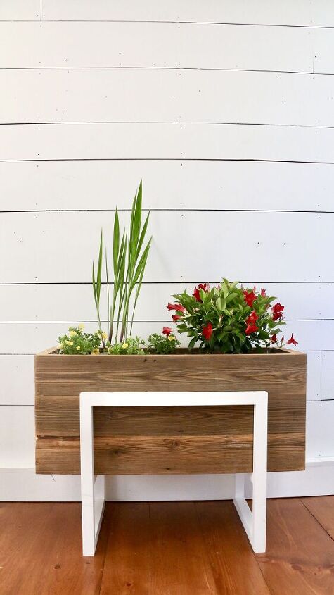 make your front yard stand out with these 15 diy planter box ideas, Make an easy raised planter box