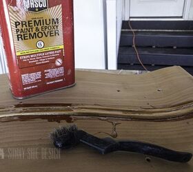 how to refinish furniture with a raw wood look