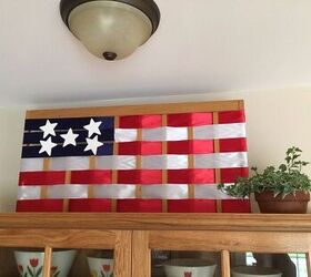 s 16 awesome ways to decorate for july 4th, Upcycled Gate Turned American Flag
