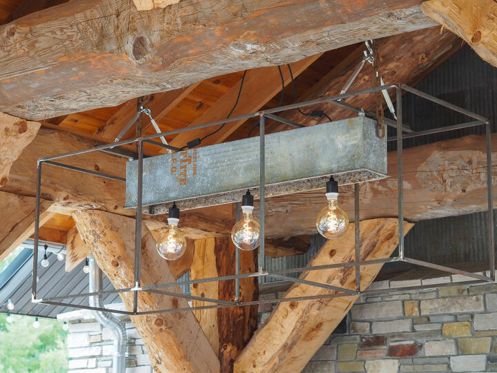 add some outdoor ambiance with these 10 beautiful lighting ideas, Rustic Outdoor Hanging Light