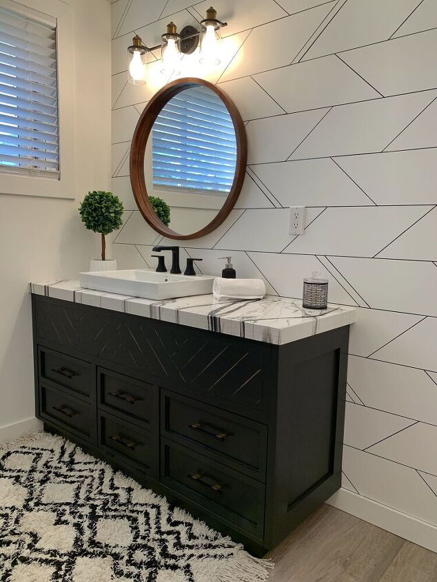 12 budget ways to get a gorgeous bathroom in 1 day, 10 Simple Epoxy Countertop