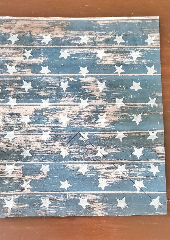 quick and easy card stock patriotic banner