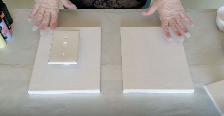 update your light switch plates with this simple paint pour project, Tools and Materials