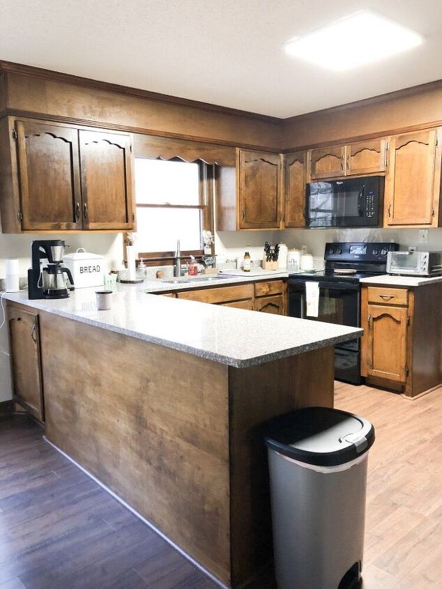10 farmhouse kitchen makeover ideas on a budget, Detailed DIY Kitchen Farmhouse Transformation