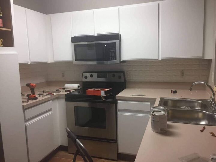 10 farmhouse kitchen makeover ideas on a budget, Check out this 300 Kitchen Renovation