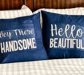 20 affordable ways to turn your bedroom into a space you can relax in, Make cozy personalized throw pillows