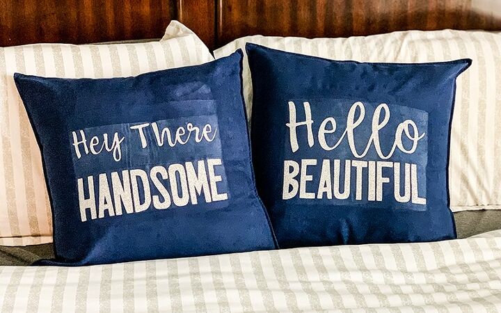20 affordable ways to turn your bedroom into a space you can relax in, Make cozy personalized throw pillows