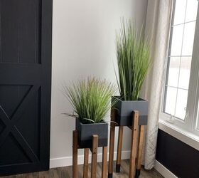 20 affordable ways to turn your bedroom into a space you can relax in, Add some growing greens with a DIY plant stand
